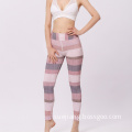 Comfortable Spandex Funky Fitness Stripe Women Yoga Leggings